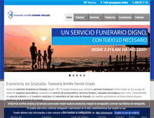 Tablet Screenshot of funerariaarmilla.com